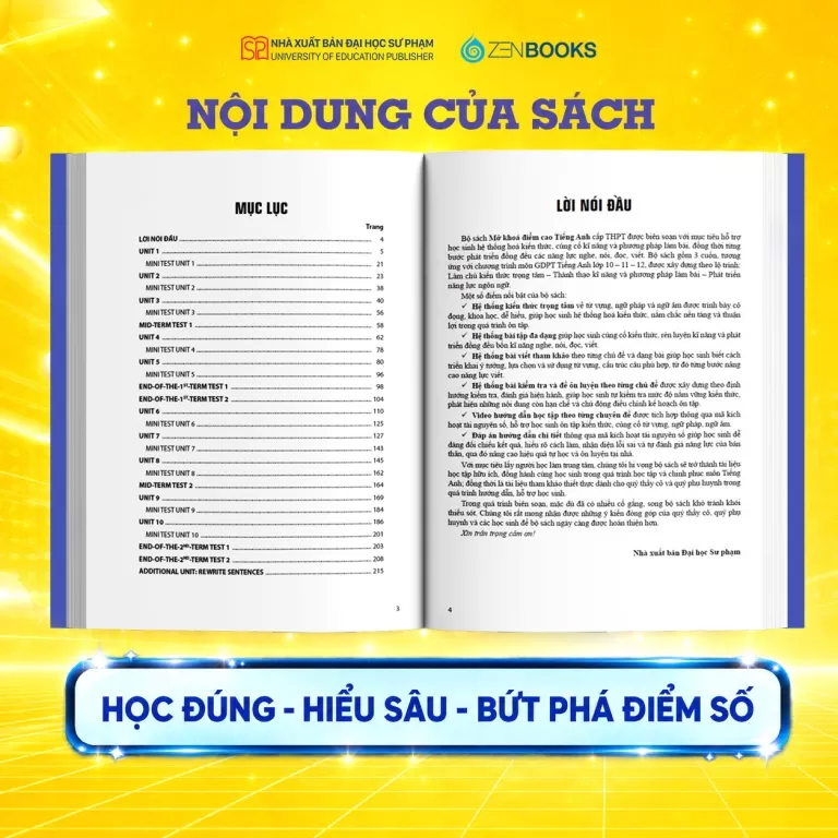MỞ KHÓA ĐIỂM CAO TIẾNG ANH LỚP 11